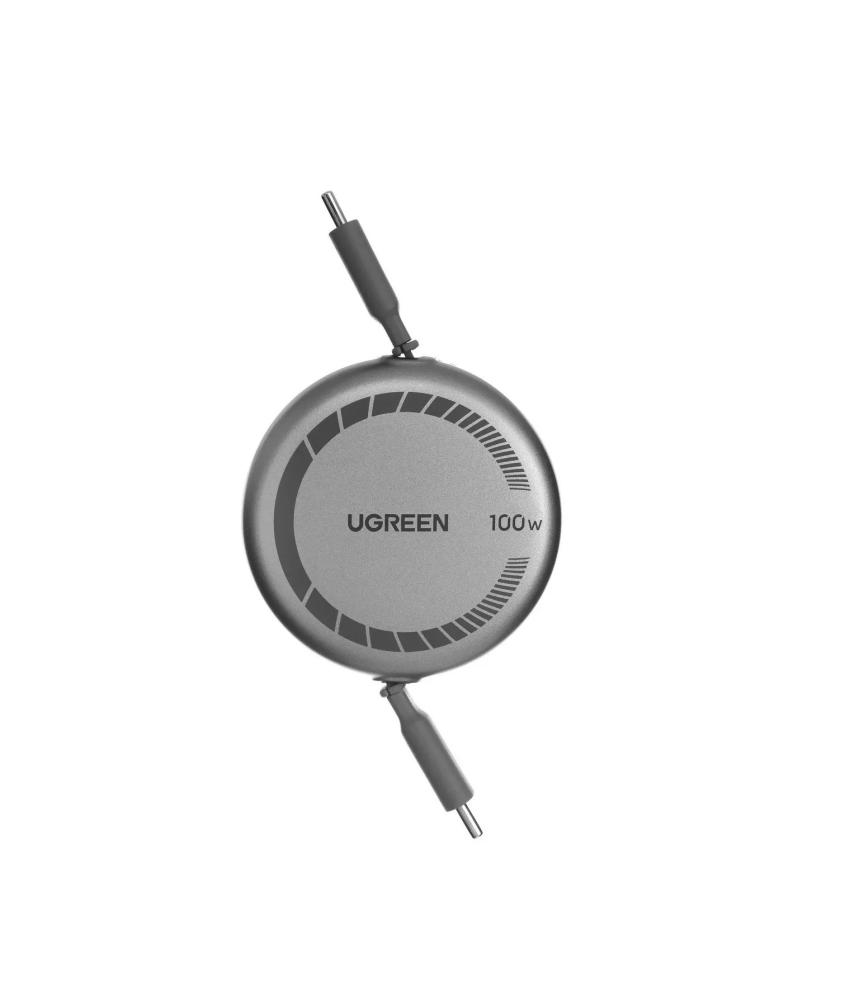 كابل الشحن UGREEN Nexode Retractable Cable 100 واط قابل للسحب