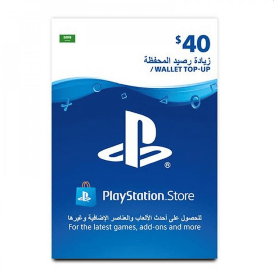 بطاقة 40 دولار استور سعودي سوني