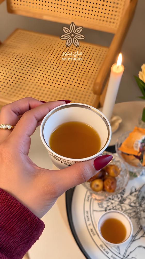 قهوة سعودية ( ملكية ) بالهيل والزعفران والقرنفل - قهوة سعودية فاخرة