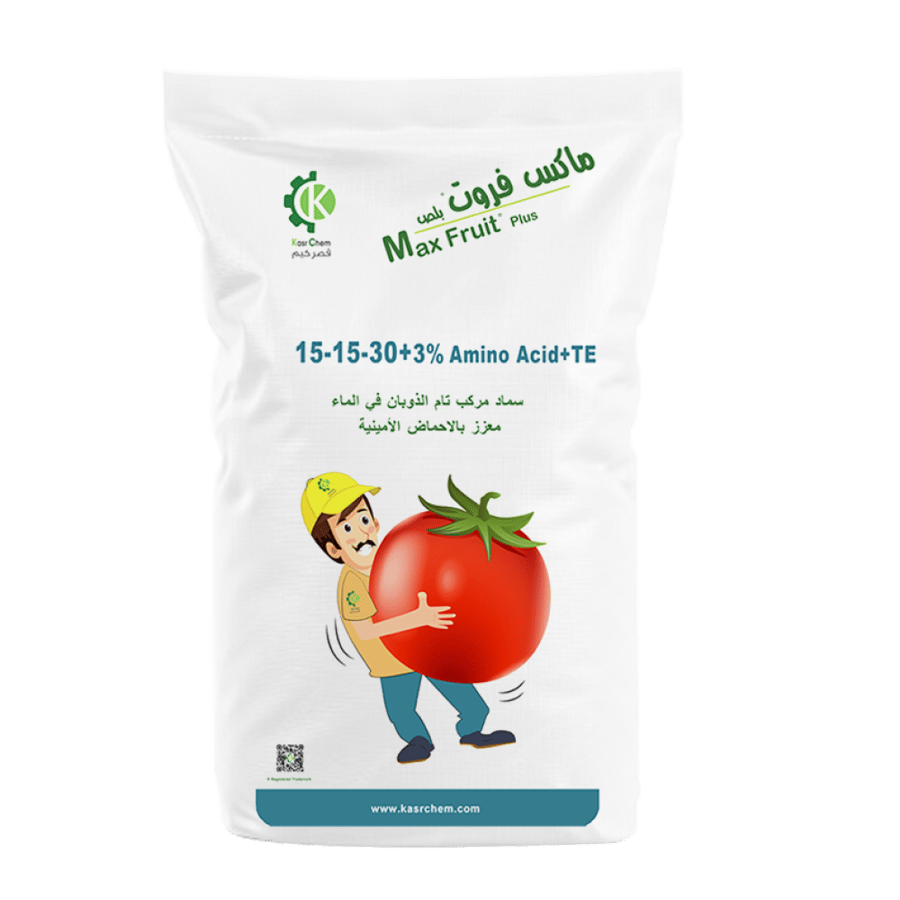 ماكس فروت بلص (15-15-30+3% أحماض أمينية+TE)