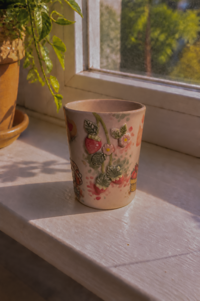 كوب strawberry shortcake