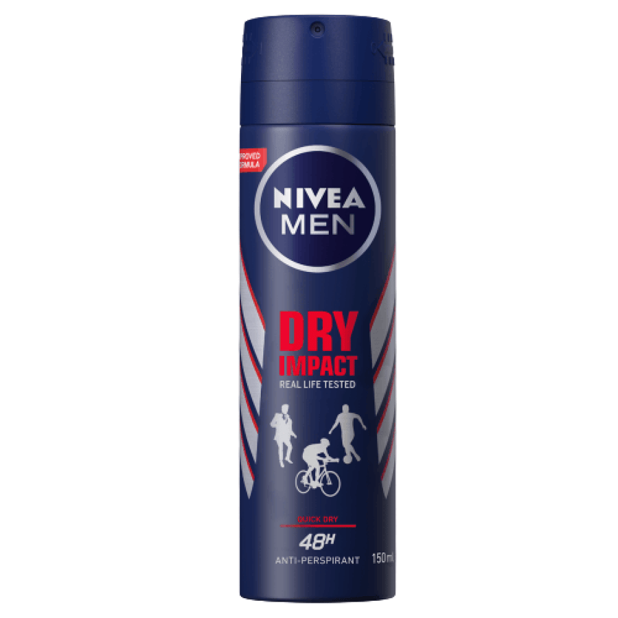 Nivea Men Dry Impact Deodorant Spray 150ml خبير العطور