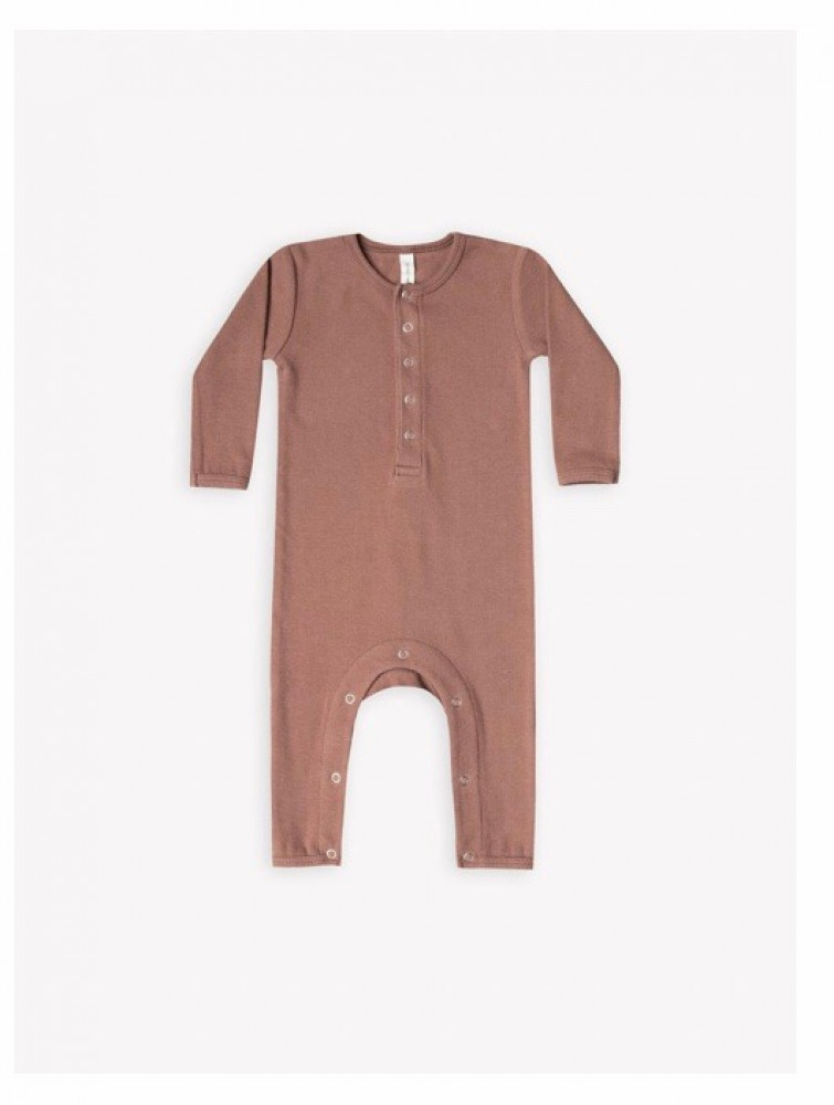 RIBBED JUMPSUIT - CLAY