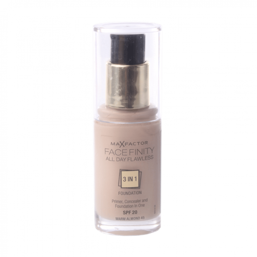 كريم اساس ماكس فاكتور  3 في 1 اول داي فلاوليس  - WARM ALMOND 45