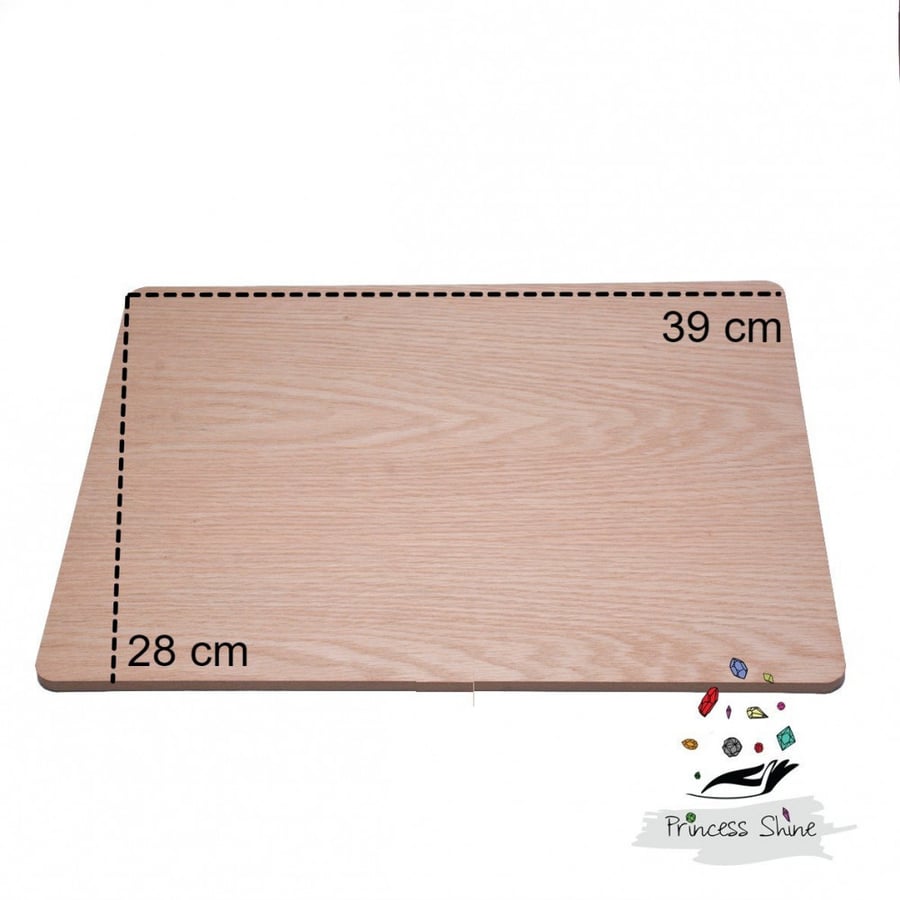 388 - لوح خشب للسكب مستطيل 39 سم  28 سم
