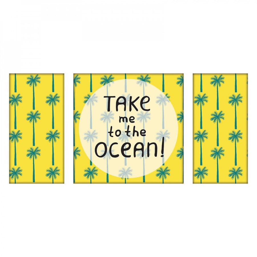 Wall art for home decor printed on canvas fabric with hidden frame size 120 × 60 cm