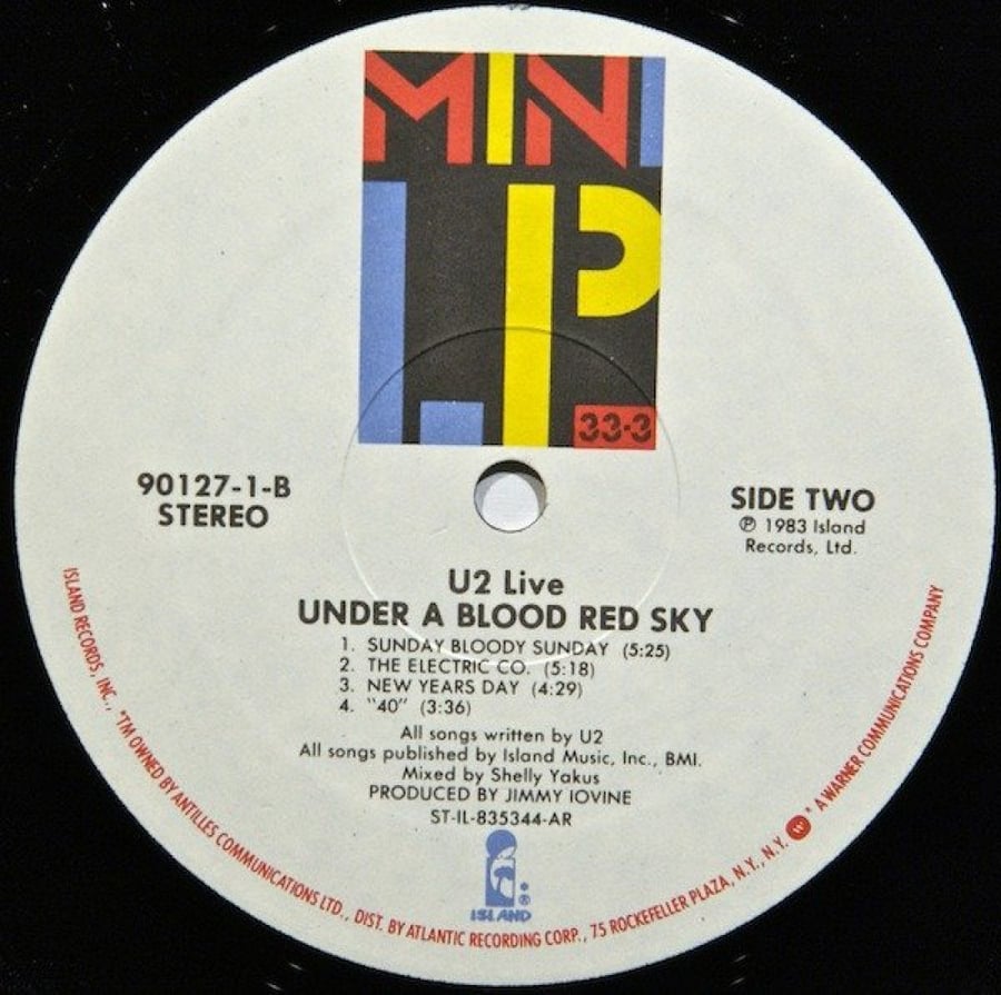 U2 ‎- Under A Blood Red Sky