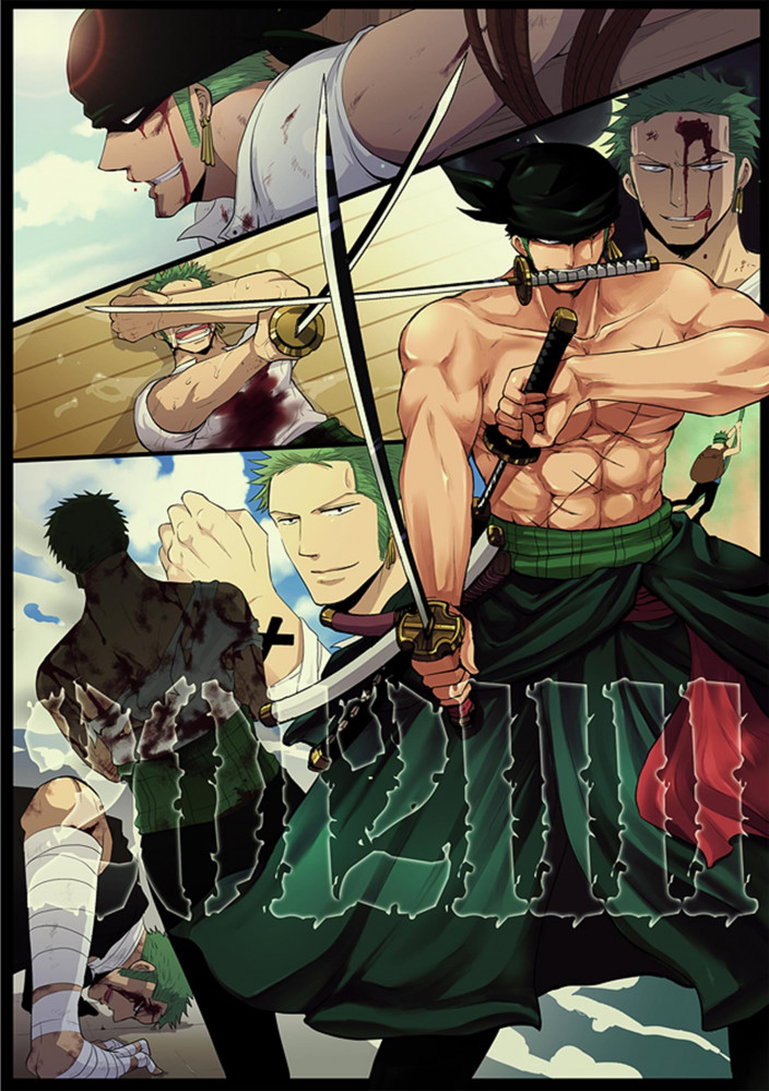 One Piece - zoro poster  (3)