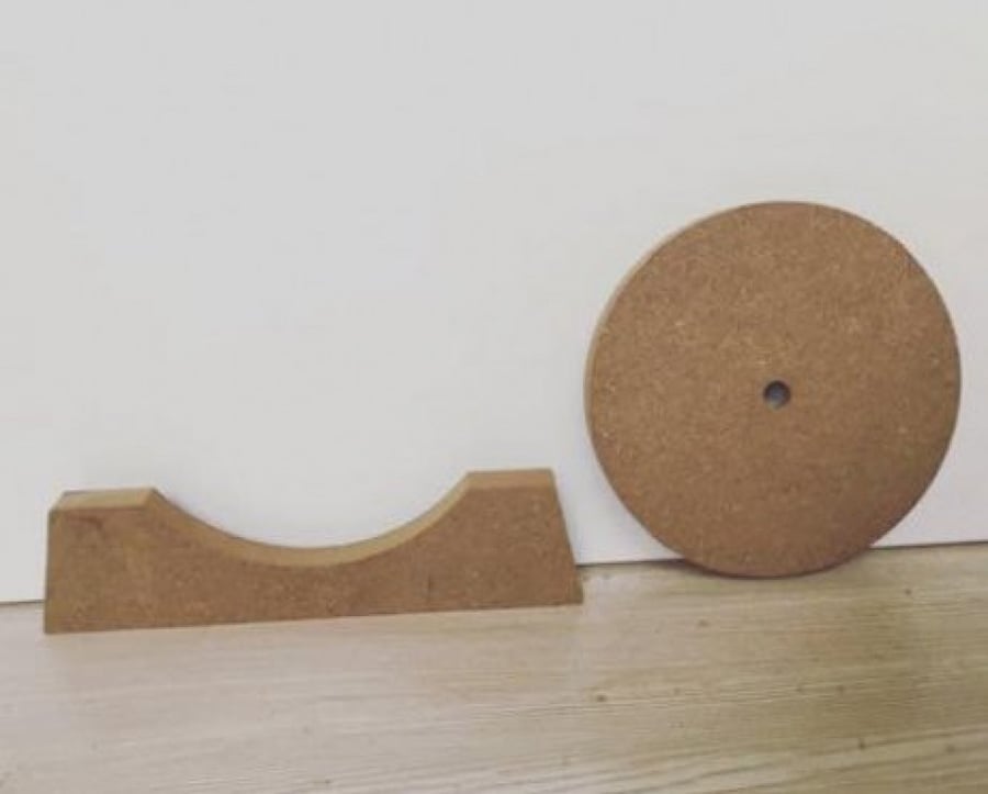 Two pieces of MDF wood ready for artistic works 6 mm available in two sizes
