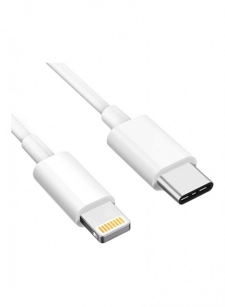 Type C cable to Lighting port supports fast charging