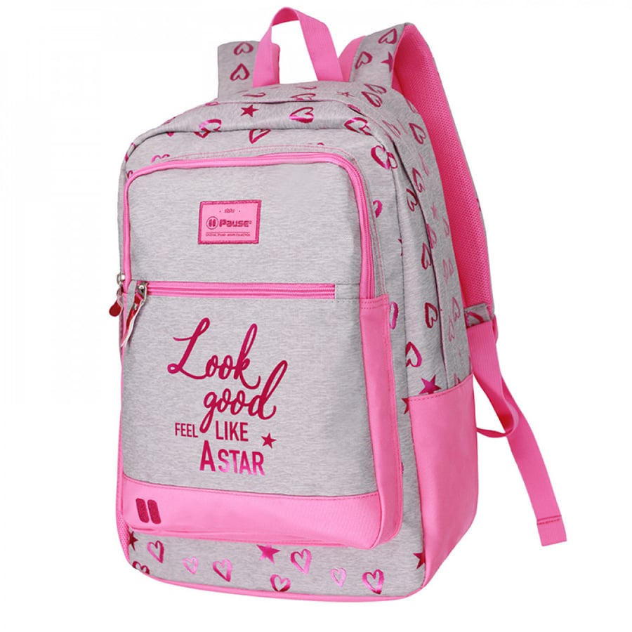 شنطة ظهر 17.5 انش رمادي - بوز Pause Backpack