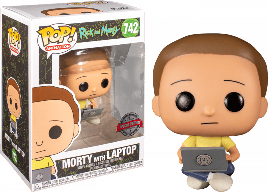 Rick and Morty - Morty with Laptop Funko Pop