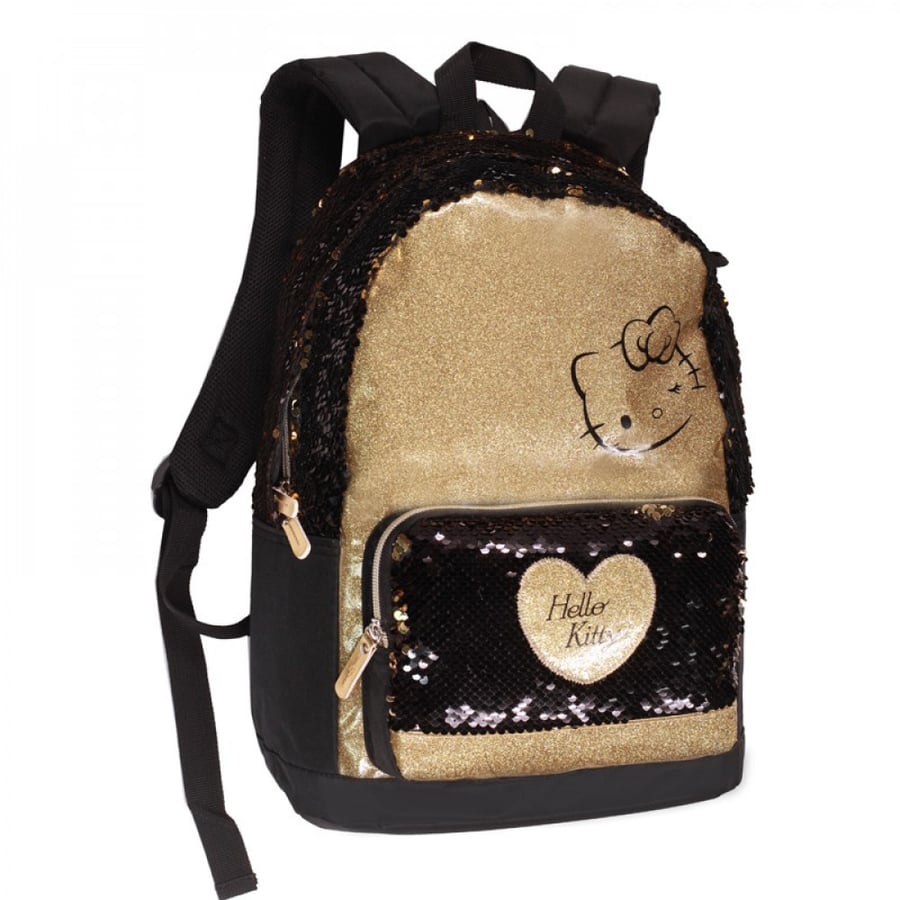 شنطة ظهر 16 انش ذهبي مع مقلمية - هيلوكيتي Hello Kitty Backpack