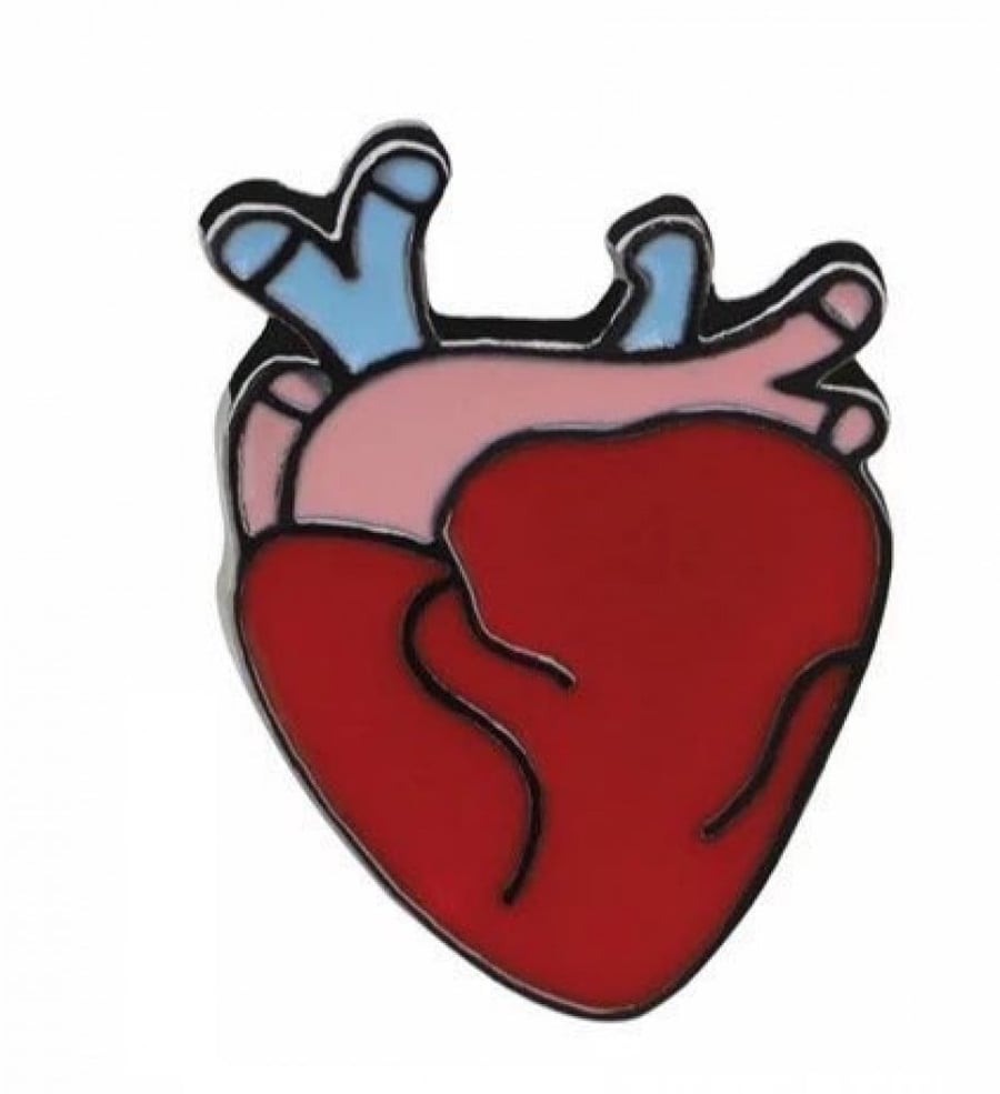 Anatomical Heart Pin