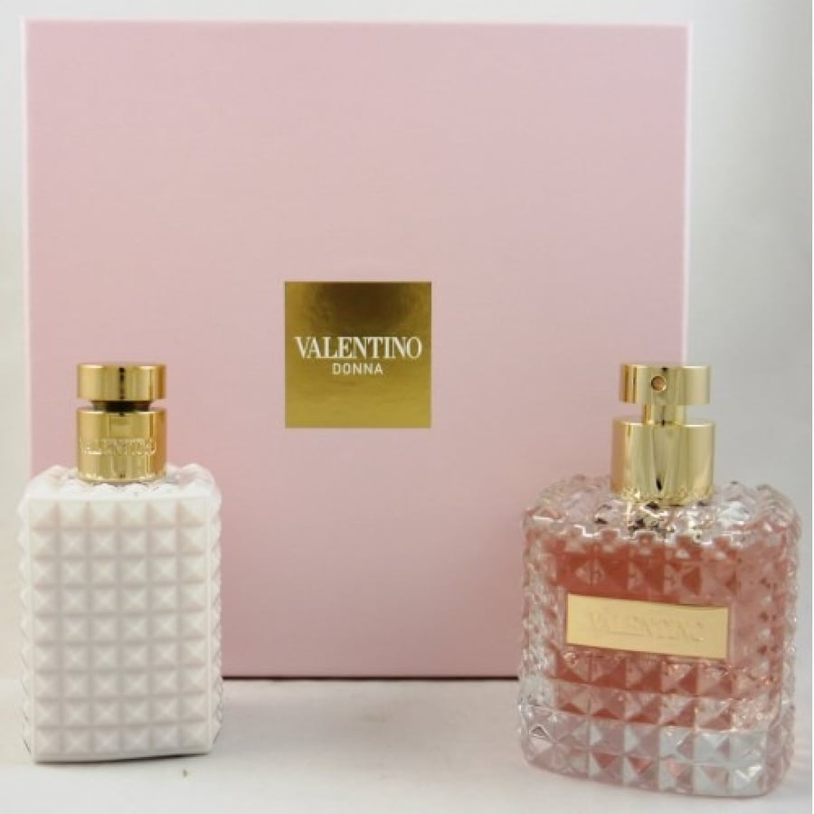 طقم فالنتينو دونا او دو بارفيوم النسائي (عطر 100مل+بودي لوشن 100مل)
