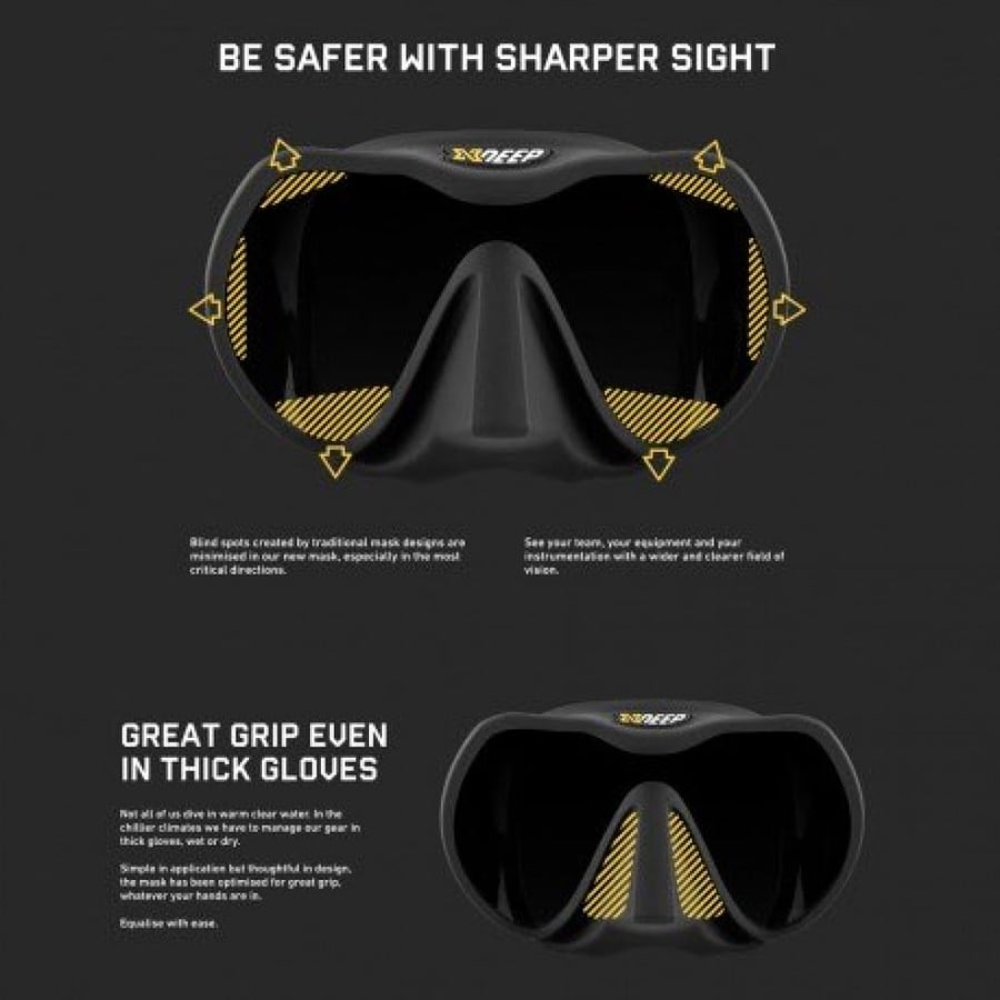 XDEEP RADICAL Scuba Diving Mask