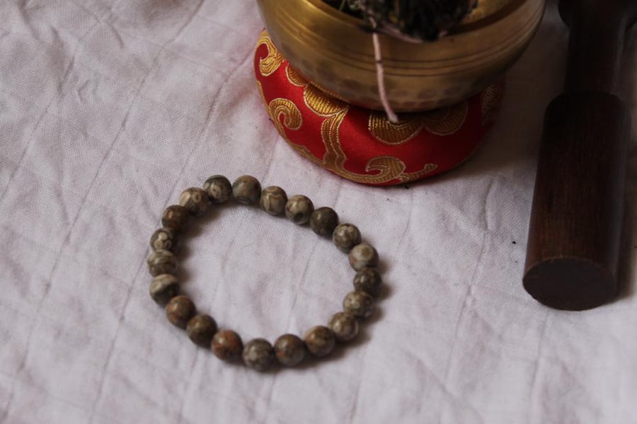 Leopardskin Jasper Bracelet