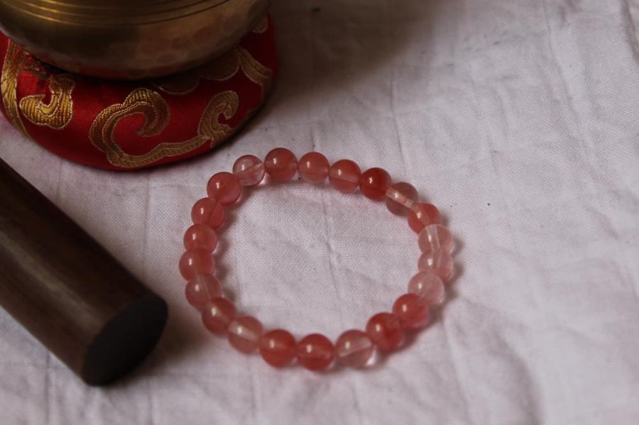 Strawberry Quartz Bracelet