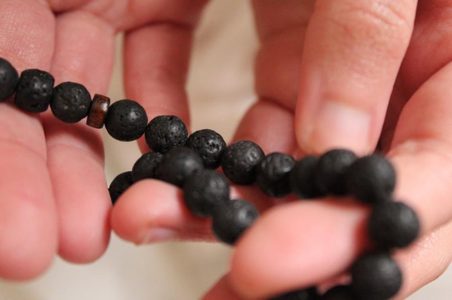 Lava Stone Rosary