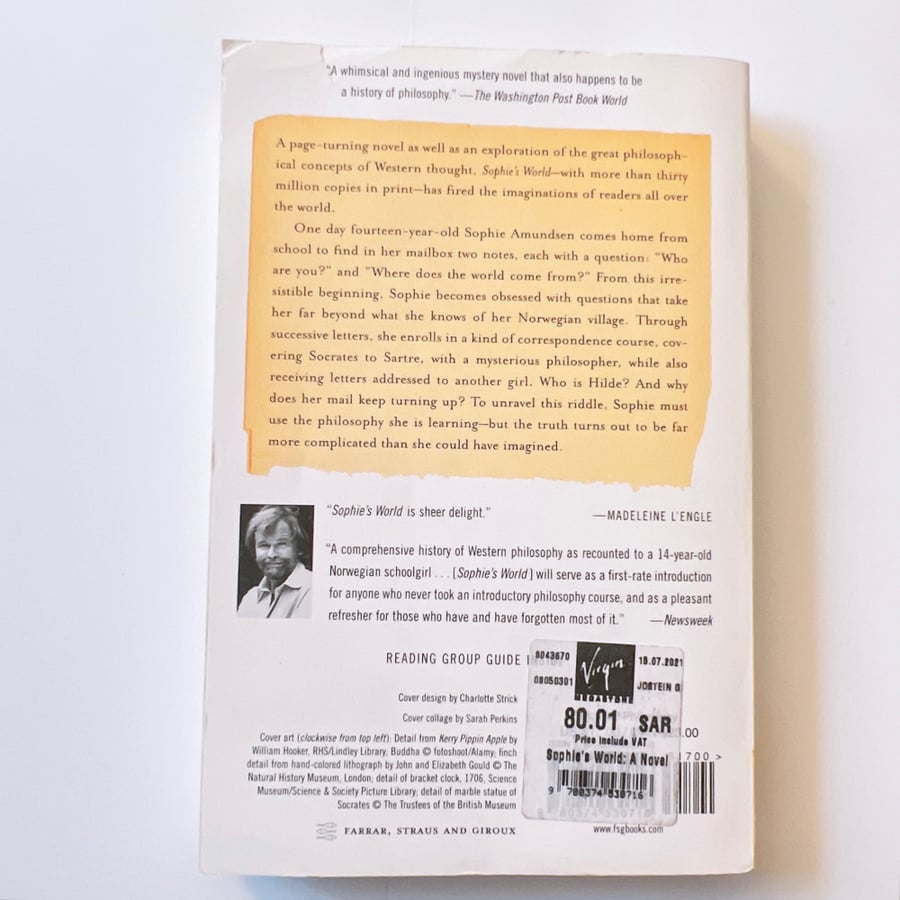 Sophie’s World - History of Philosophy