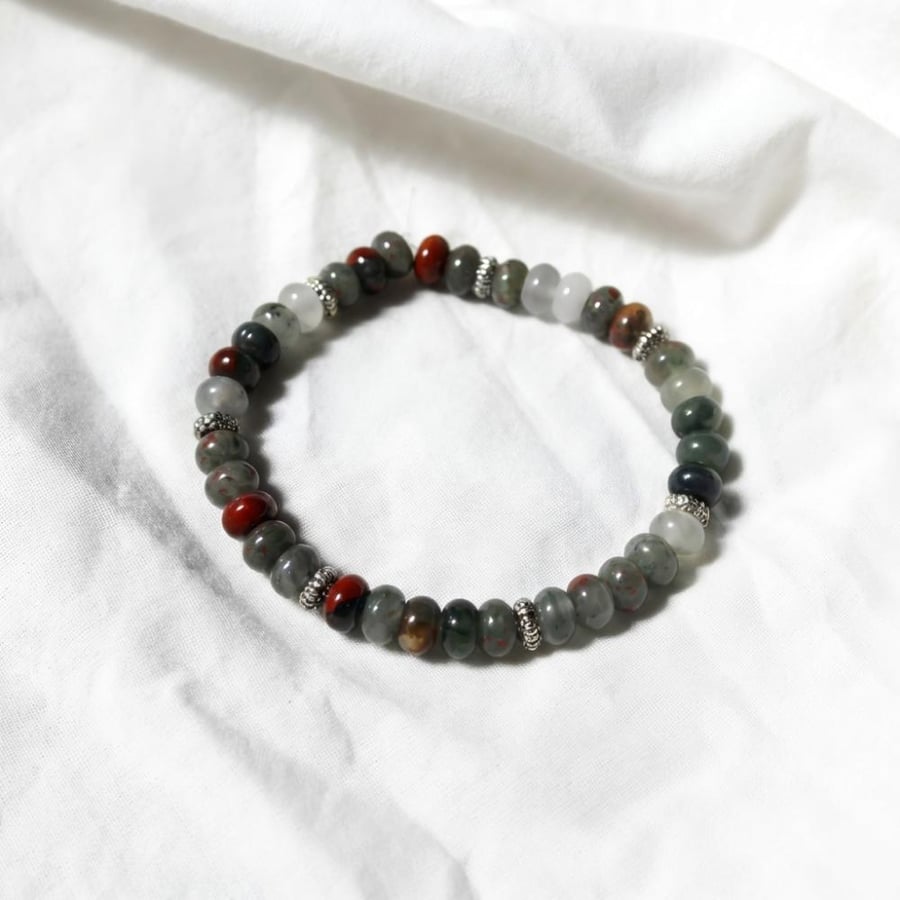 Bloodstone Bracelet
