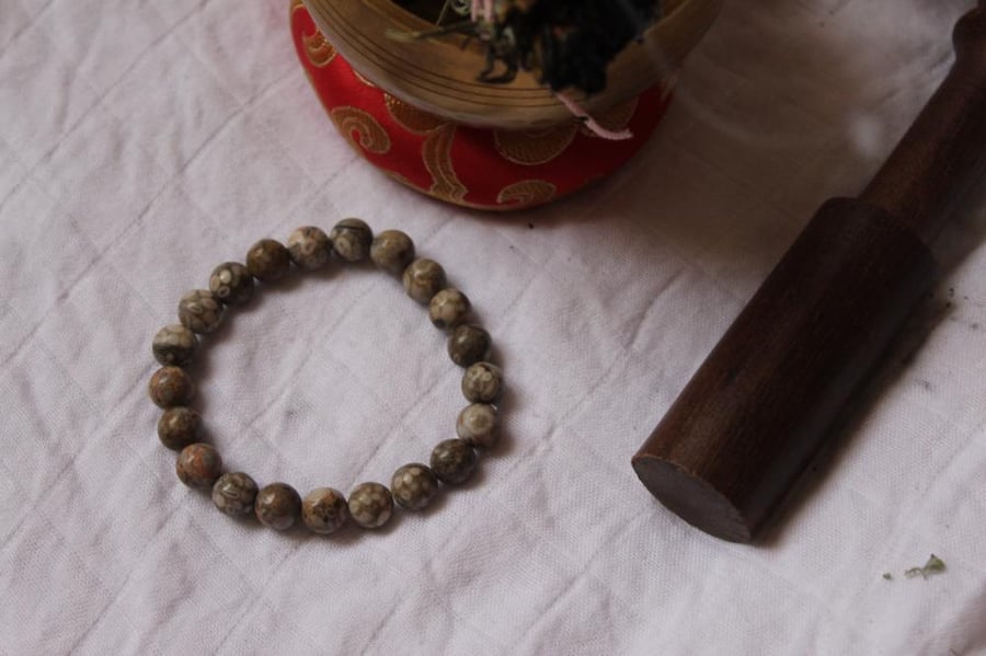 Leopardskin Jasper Bracelet