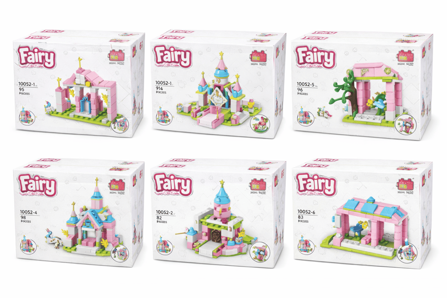 مجموعة مكعبات البناء Fairy – سلسلة القلعة السحرية