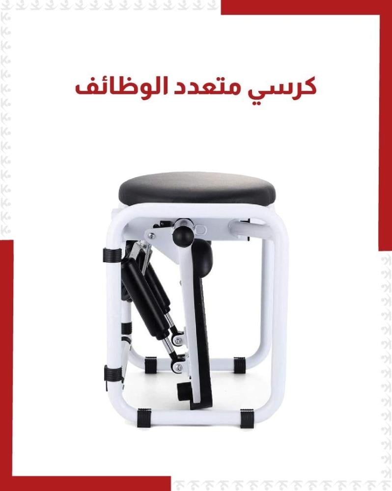 Stepper machine with a multi-functional sports seat for maintaining body fitness