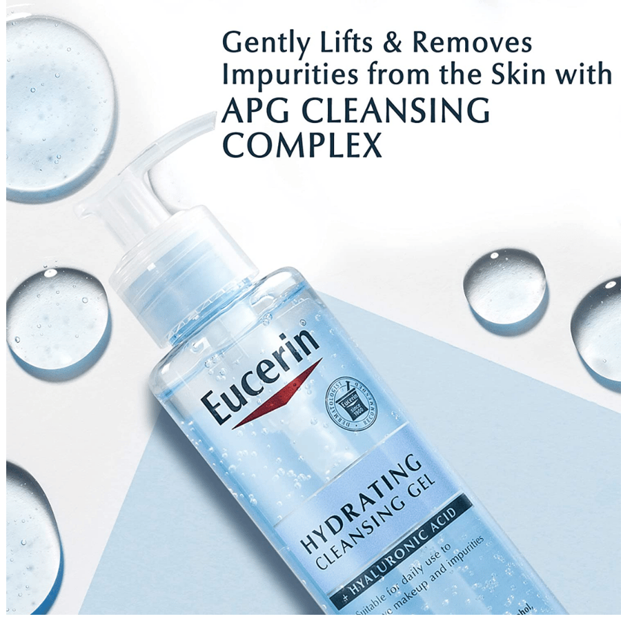 غسول وجه للبشرات الحساسة يوسيرين غسول جل بحمض الهايلورنيك 200 مل