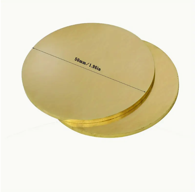 Polished copper discs