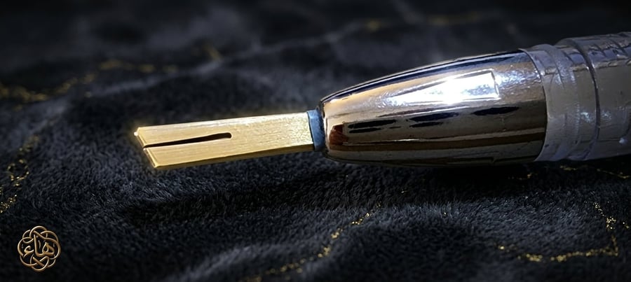 قلم سليماني نحاسي ذهبي 3 mm