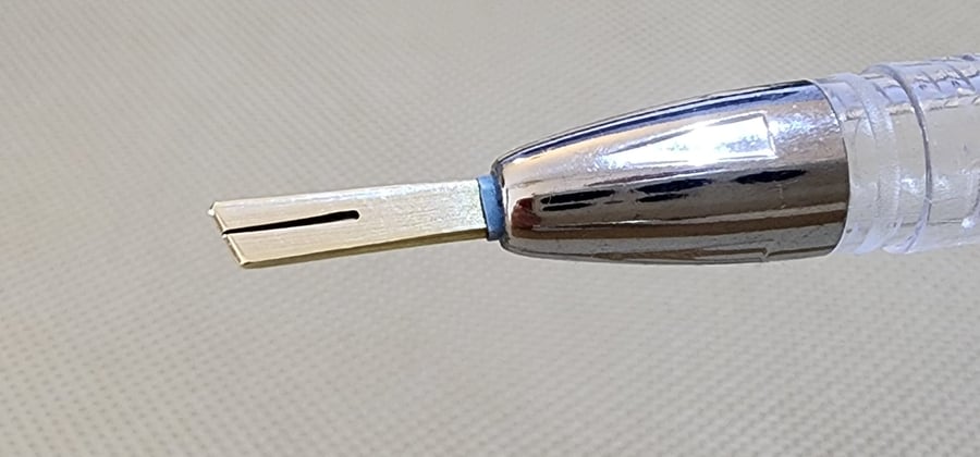 قلم سليماني نحاسي ذهبي 3 mm