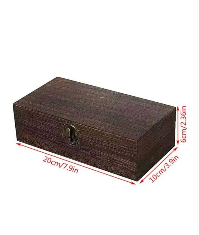 Wooden box for storing ink pots and pens