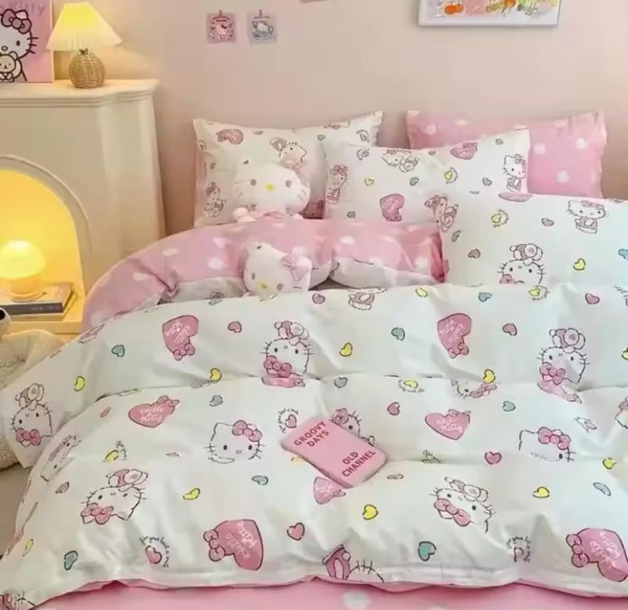 مفرش هيلو كيتي - hello kitty
