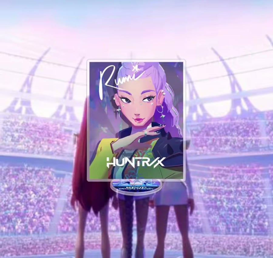 مجسم اكريلك ديمون هنتر - kpop demon hunters