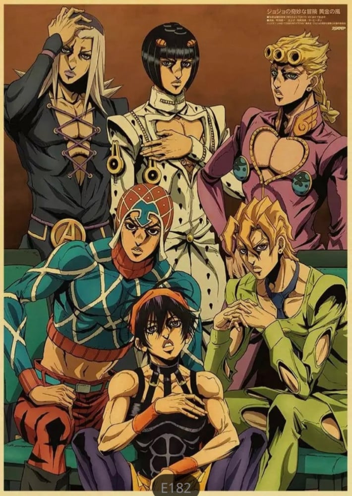 بوستر مغامرات جوجو العجيبة - jojo bizarre adventure