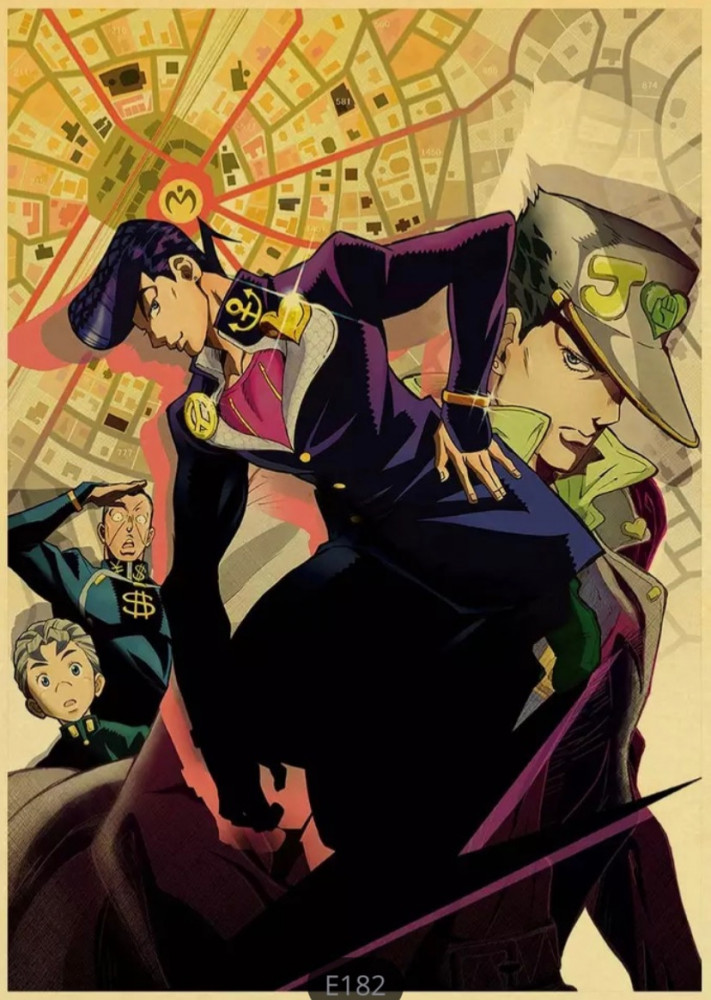 بوستر مغامرات جوجو العجيبة - jojo bizarre adventure