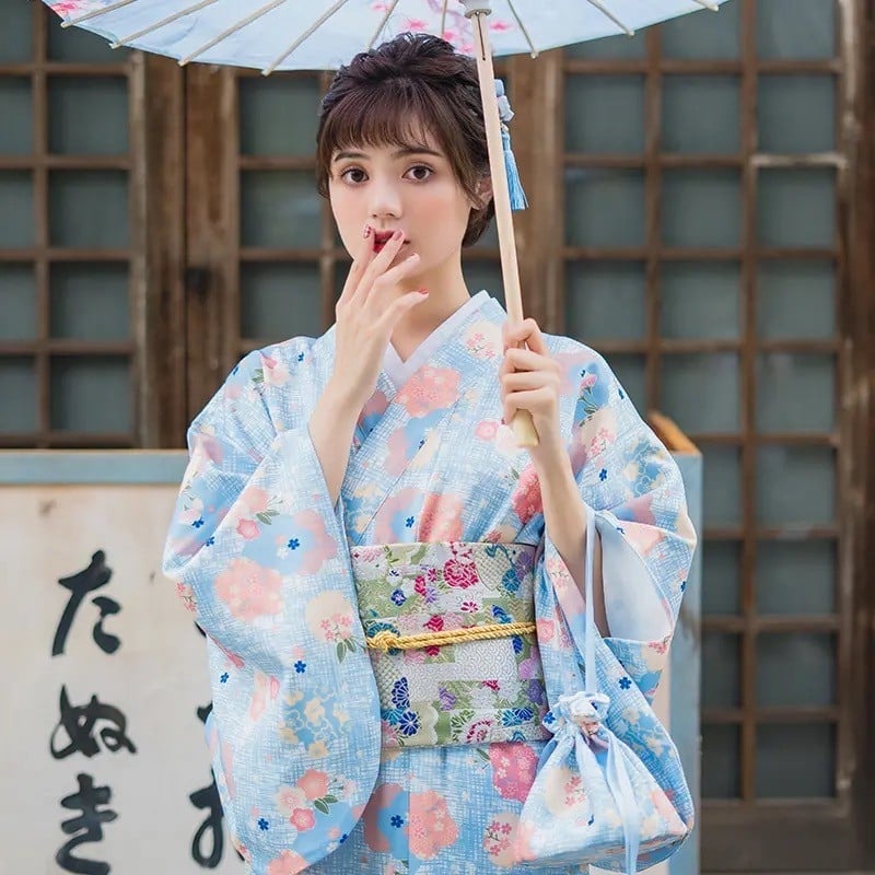 كيمونو ياباني طويل - kimono