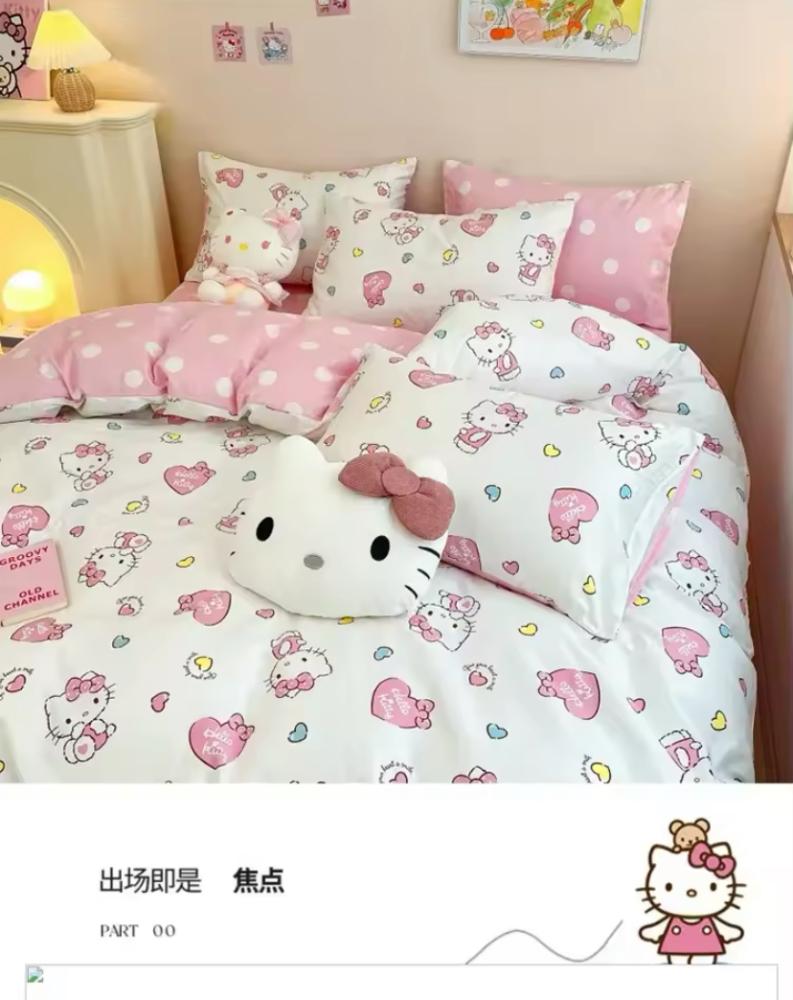 مفرش هيلو كيتي - hello kitty