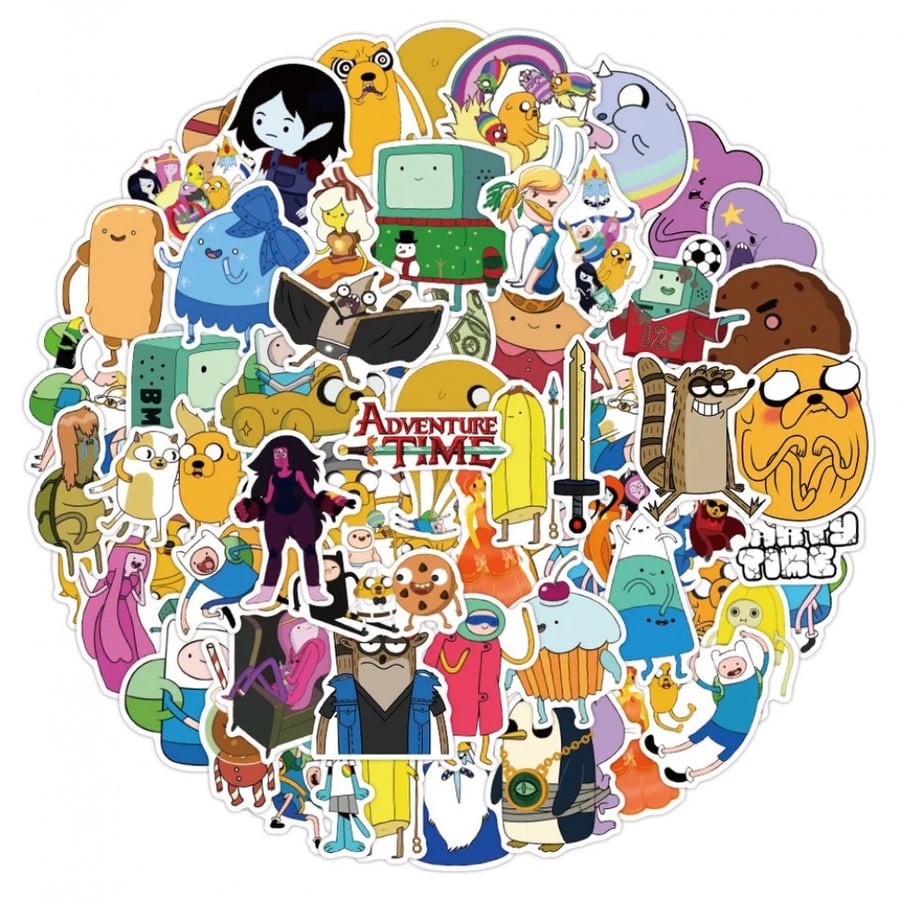 ملصقات وقت المغامرة - adventure time