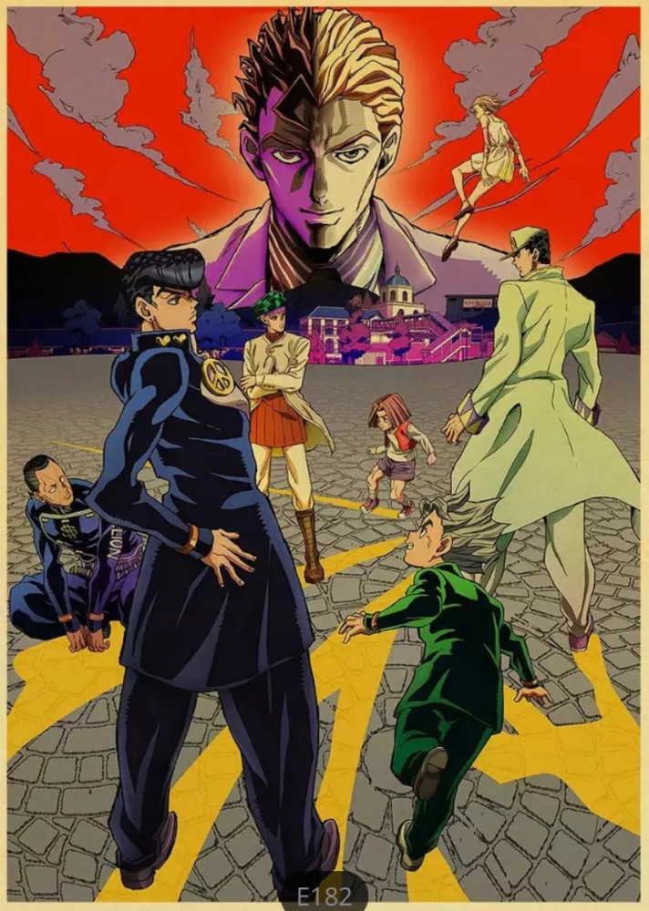 بوستر مغامرات جوجو العجيبة - jojo bizarre adventure