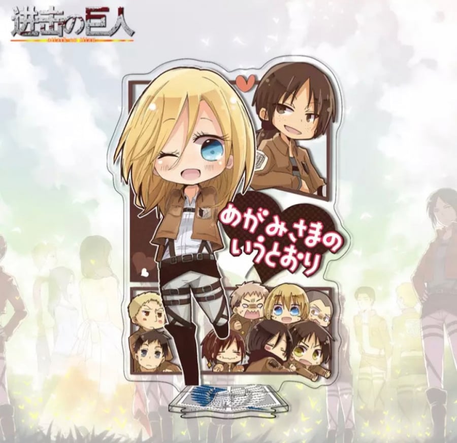 مجسم هجوم العمالقة اكريليك - attack on titan