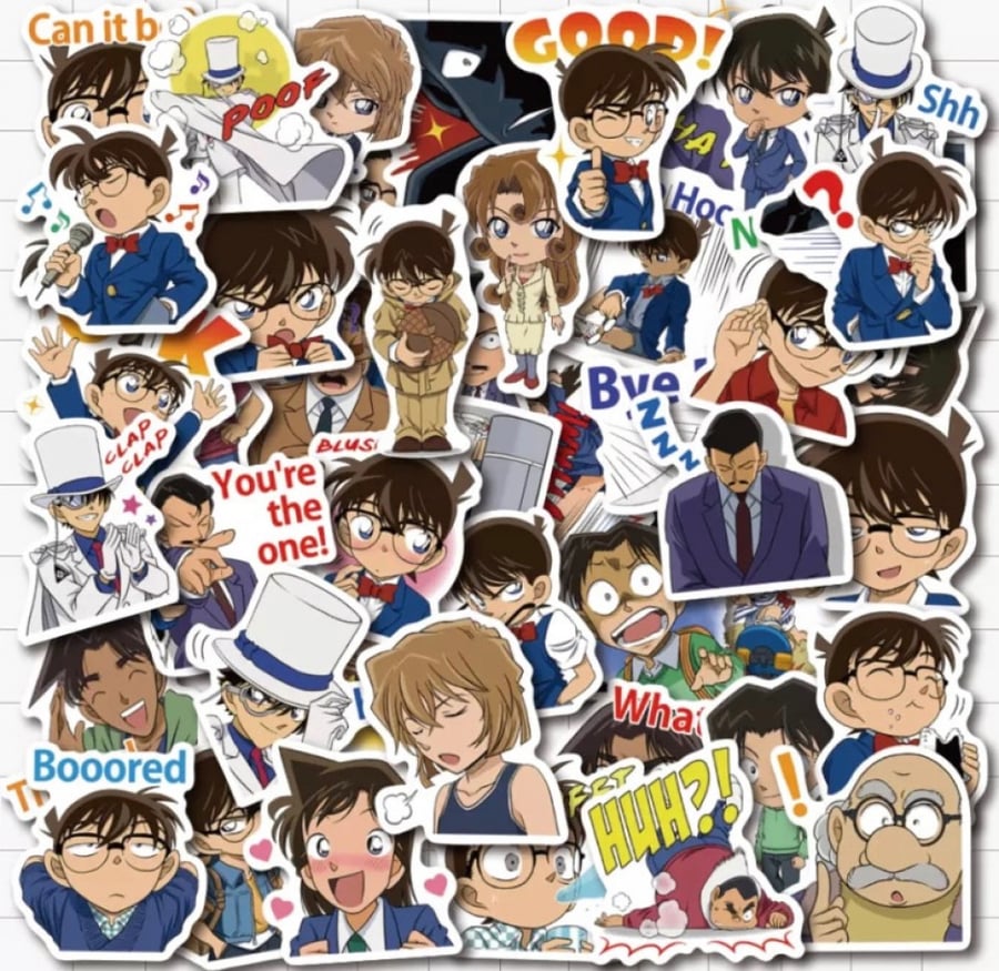 ملصقات كونان - detective conan