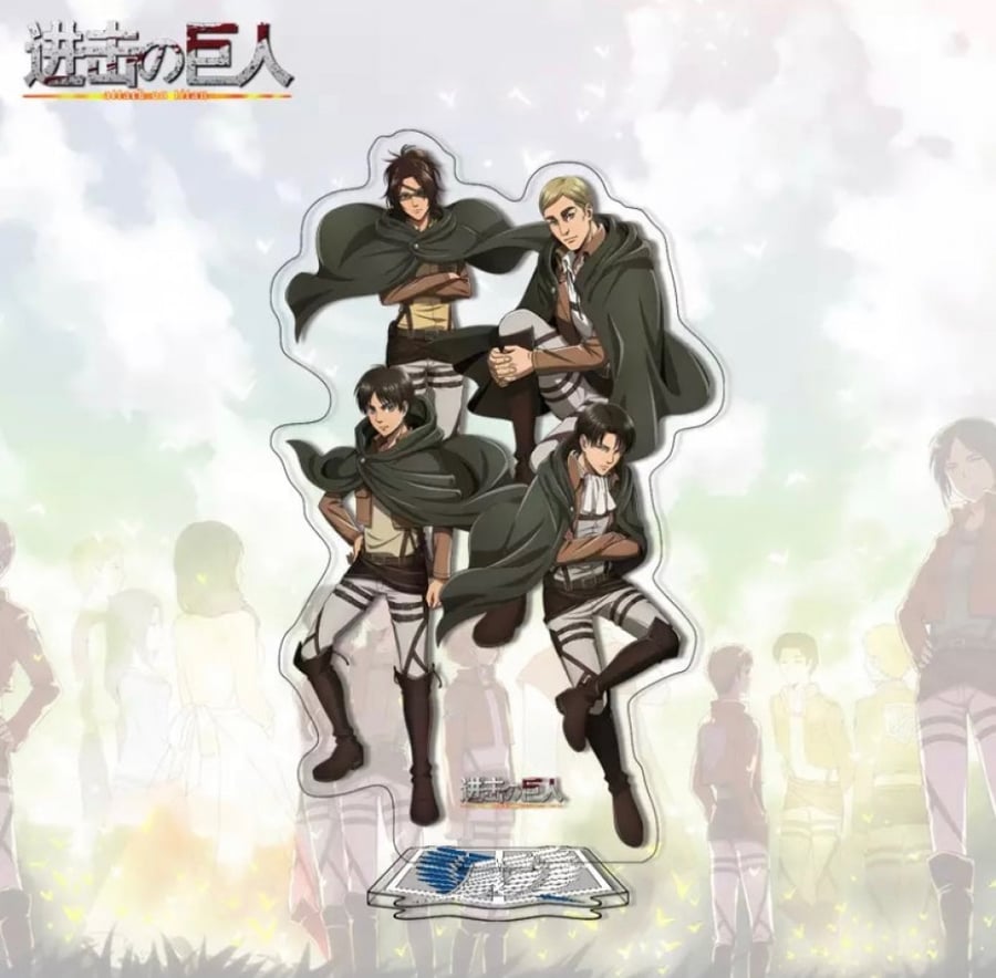 مجسم هجوم العمالقة اكريليك - attack on titan