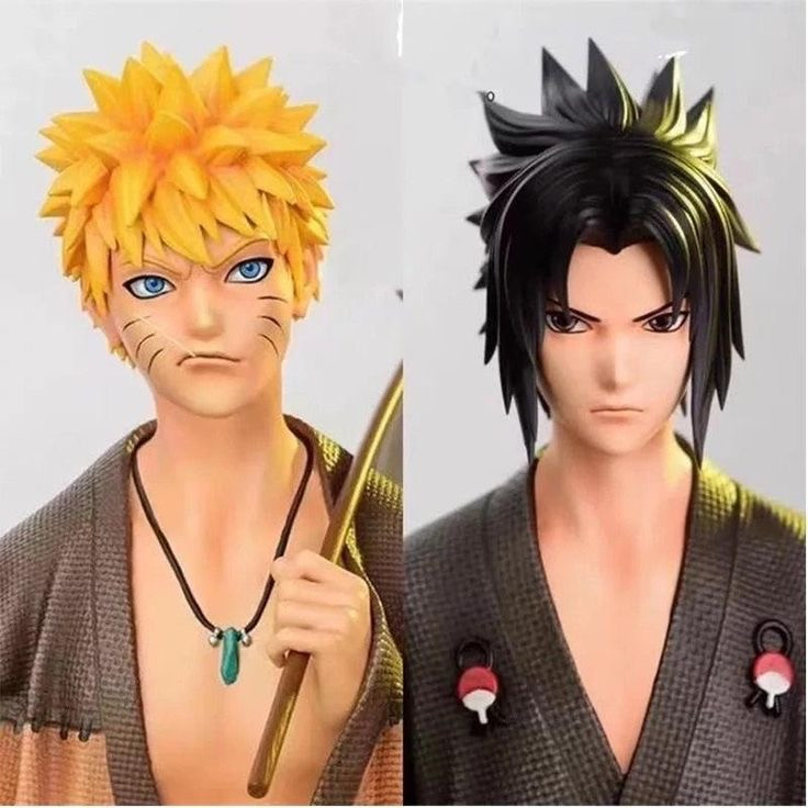 Naruto and Sasuke figure