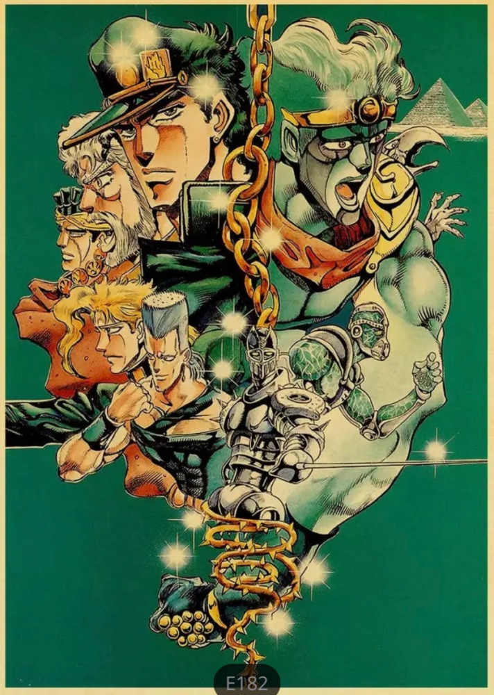 بوستر مغامرات جوجو العجيبة - jojo bizarre adventure