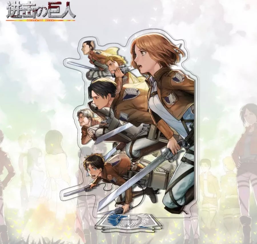 مجسم هجوم العمالقة اكريليك - attack on titan