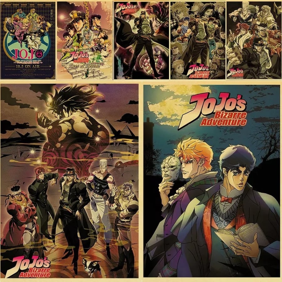 بوستر مغامرات جوجو العجيبة - jojo bizarre adventure