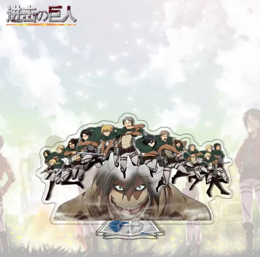 مجسم هجوم العمالقة اكريليك - attack on titan