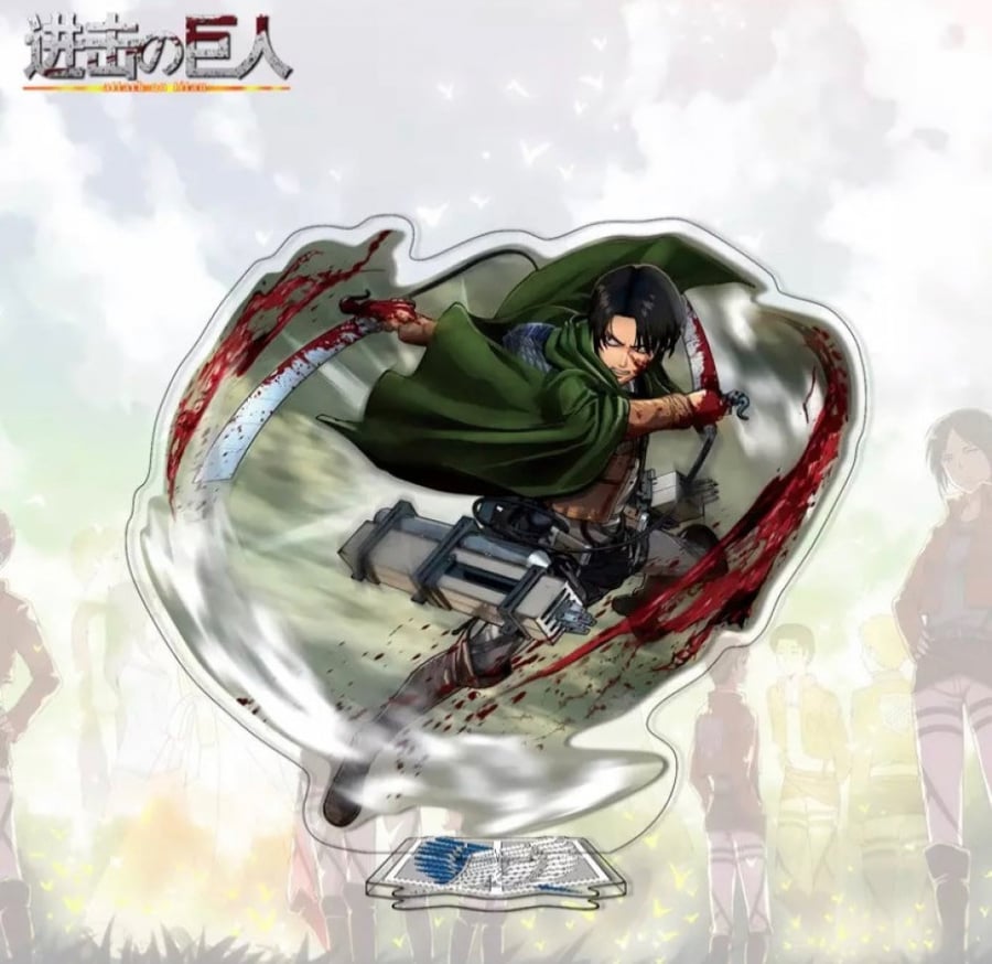 مجسم هجوم العمالقة اكريليك - attack on titan